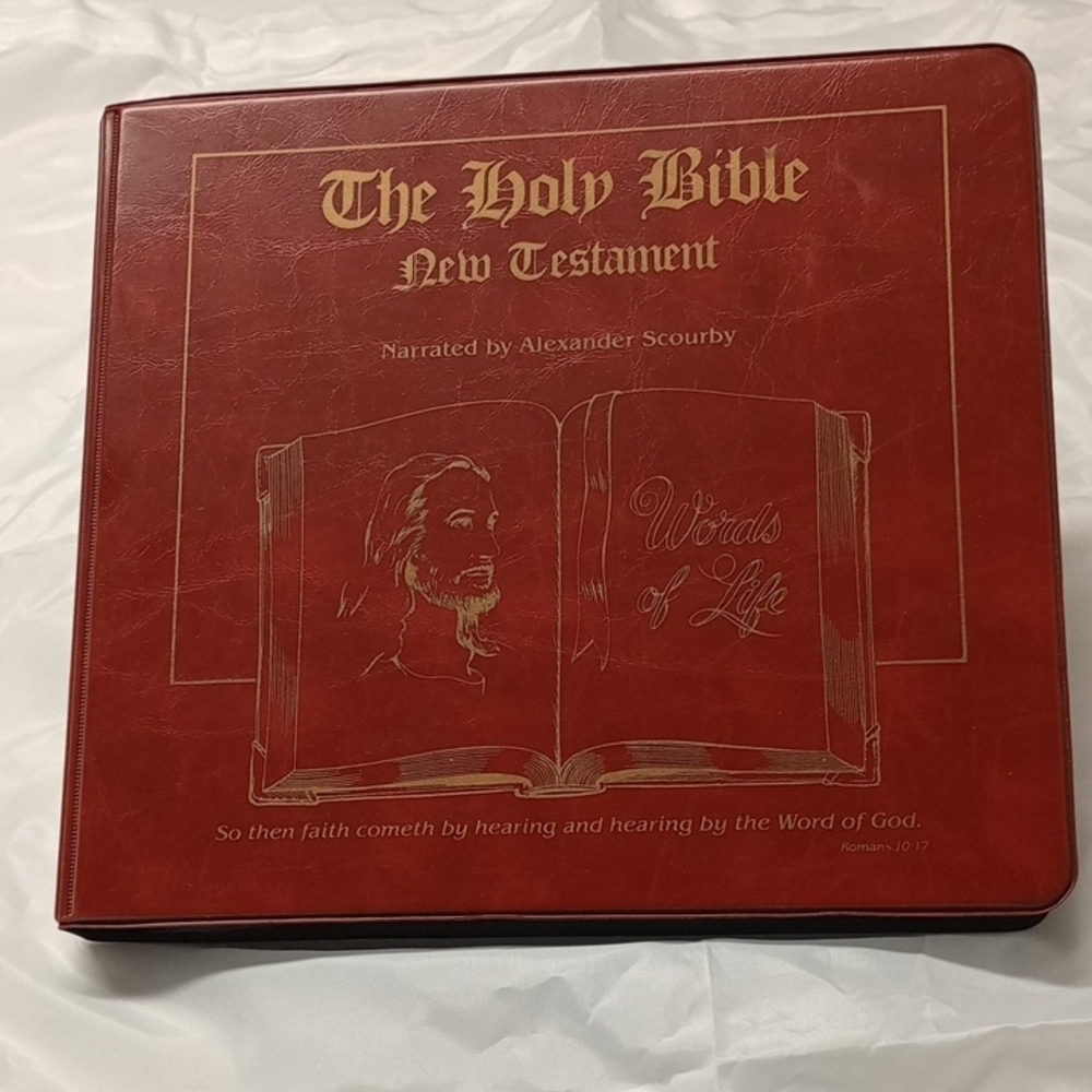 The Holy Bible New Testament audio cassette collection Alexander Scourby